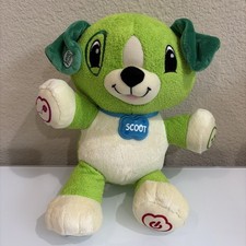 Leap Frog 12 My Pal Scout Talking Puppy Dog Plush Educational 6-36months