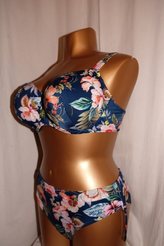 LIDEA Bikini Set 5751/466 LUSH DELIGHT hibiscus-indigo 42G 42 G NEU - Bild 2 von 5