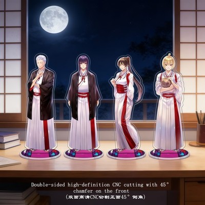 Hell's Paradise Jigokuraku Gabimaru Aza Chobei Acrylic Figurines Ornaments