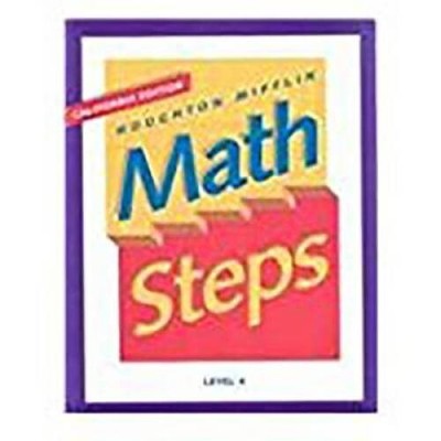 Houghton Mifflin Math Steps: Student Edition Level 4 2000 - Paperback - GOOD