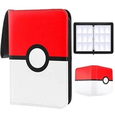 9-Pocket Trading Card Binder Holds 900 Cards Includes 50 Removable Sleeves Porta