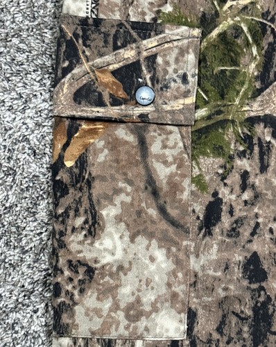 Cabela's Zonz Woodlands Hunting Bib Unisex Cargo Pockets Full Zip Size Medium - Picture 5 of 11