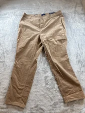 Talbots Flawless High Waist Straight Leg Corduroy Brown Size 20W