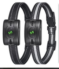 2 Pack Rechargeable Dog Bark Collar, Anti Barking Collar with 5 Sensitivity NIB