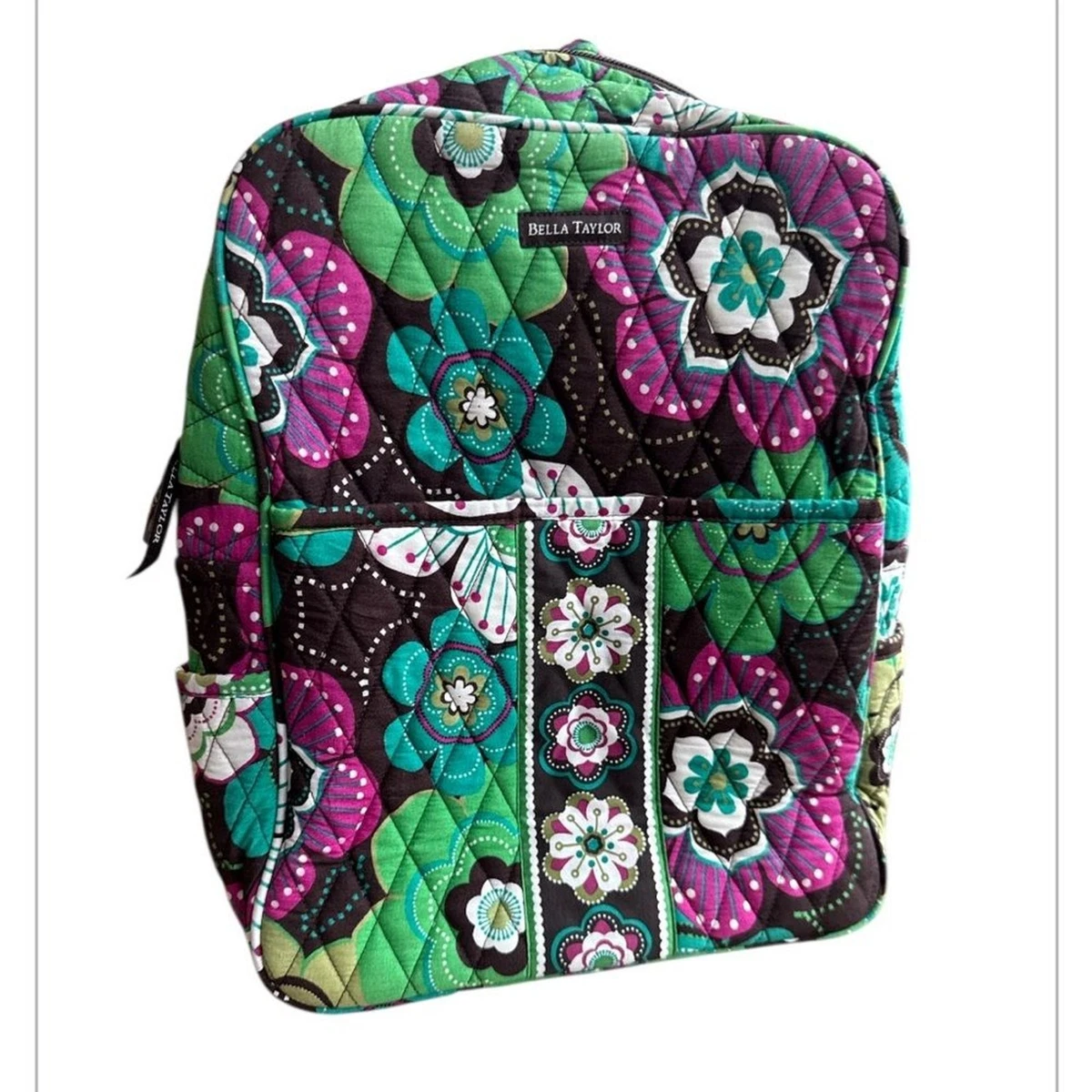 Bella Taylor Patterned White and dark blue Backpack‎ Bella Taylor Backpack Bags & Handbags for Women for sale | eBay main image 3