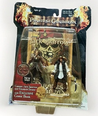 Disney Pirates Of The Caribbean Captain Jack Sparrow Elizabeth Swann Comic Book