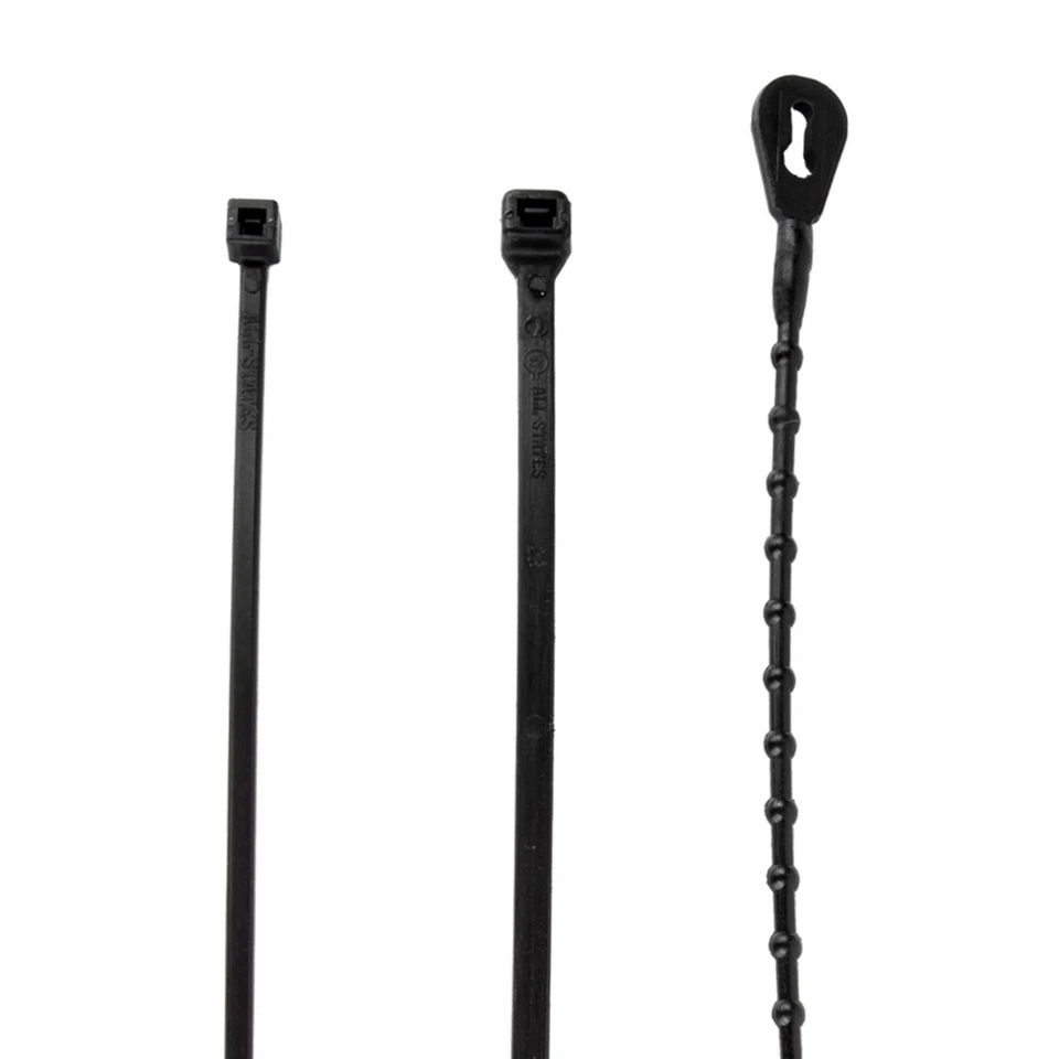 Bridas reutilizables de nailon con cuentas de 8 pulgadas - Paquete de Foto 2 de 3