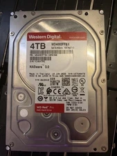 WesternD Red Pro 4TB 3.5" NAS HDD 7200 RPM 256MB Cache SATA WD4003FFBX - Used WD