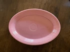 Fiesta ware  Oval pink serving platter