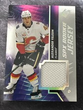 2020-21 Upper Deck SPx Rookie Jersey RJ-AY Alexander Yelesin Calgary Flames