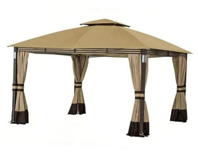 #ad Replacement Cover Compatible with SUNJOY Crestfield 11X13 Gazebo Models Beige $137.75