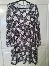 🍂🌷Nice Old Navy Dress Long Sleeve Black & White XL 