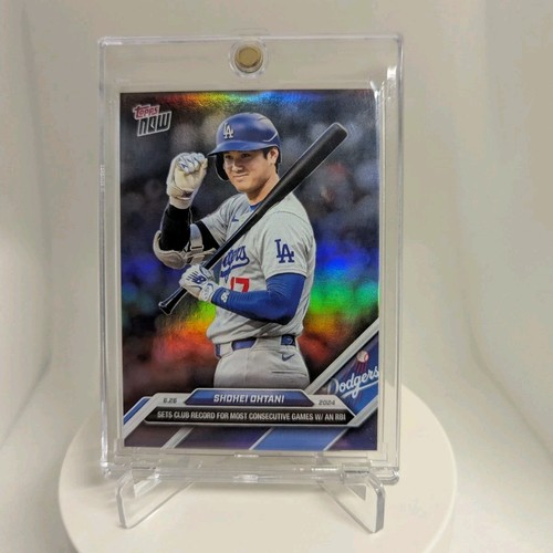 2024 Topps Now #351SP Shohei Ohtani Los Angeles Dodgers FOIL PHOTO VARIATION