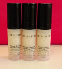 3X Bobbi Brown Vitamin Enriched Smoothing Serum  (0.14 oz X3 = .42 oz TOTAL)