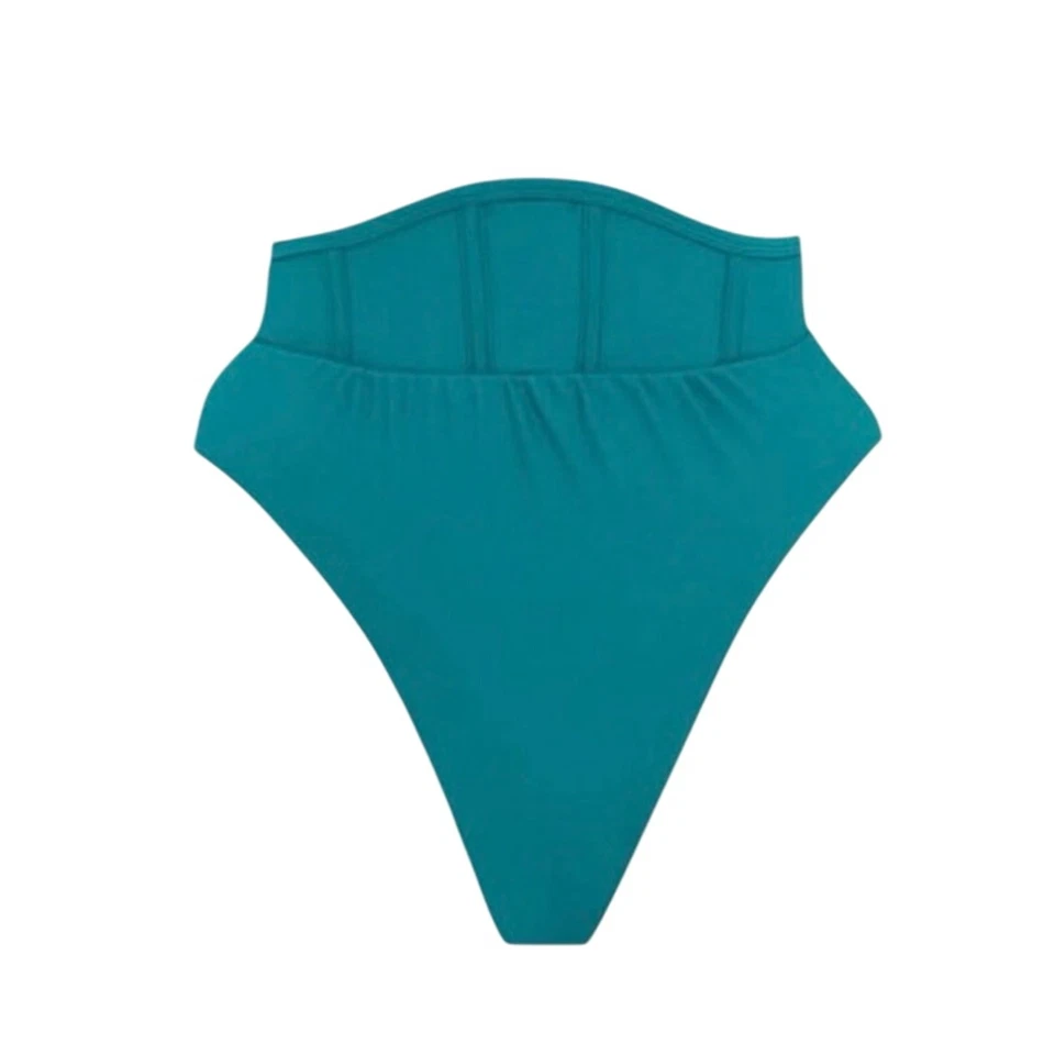 Andrea Lyamah Bikini SET S/M NWT resortwear -GURA high rise corset waist bikini - Image 4 of 4