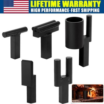 1 inch Blacksmith Anvil Hardy Hole Tools Set Blacksmithing Forge Forging Tool...