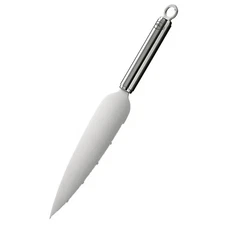 Rosle Stainless Steel Serrated Pie Server with Ergonomic Handle