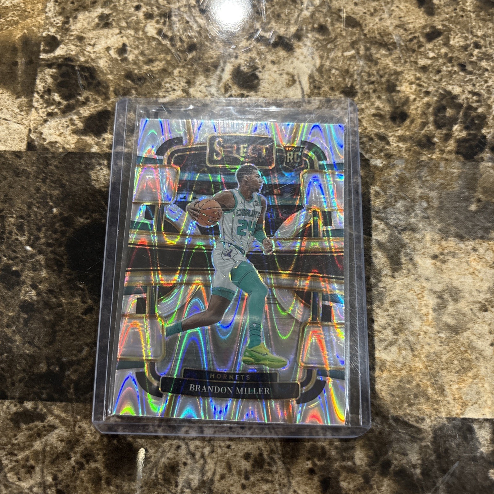 2023-24 Select Brandon Miller RC Tectonic Prizms Concourse #80 Hornets