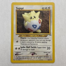 Pokémon WOTC Togepi 56/105 Neo Destiny EN Uncommon Unlimited Regular LP dd on eBay