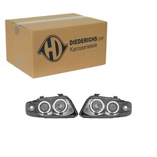 DIEDERICHS TUNING H1 SCHEINWERFER SATZ SCHWARZ passend für AUDI A4 | 1016581
