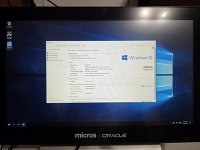Oracle MICROS Workstation 6 650 Intel Core i5 1.8 ghz 8gb RAM 256GB SSD HD WIN10