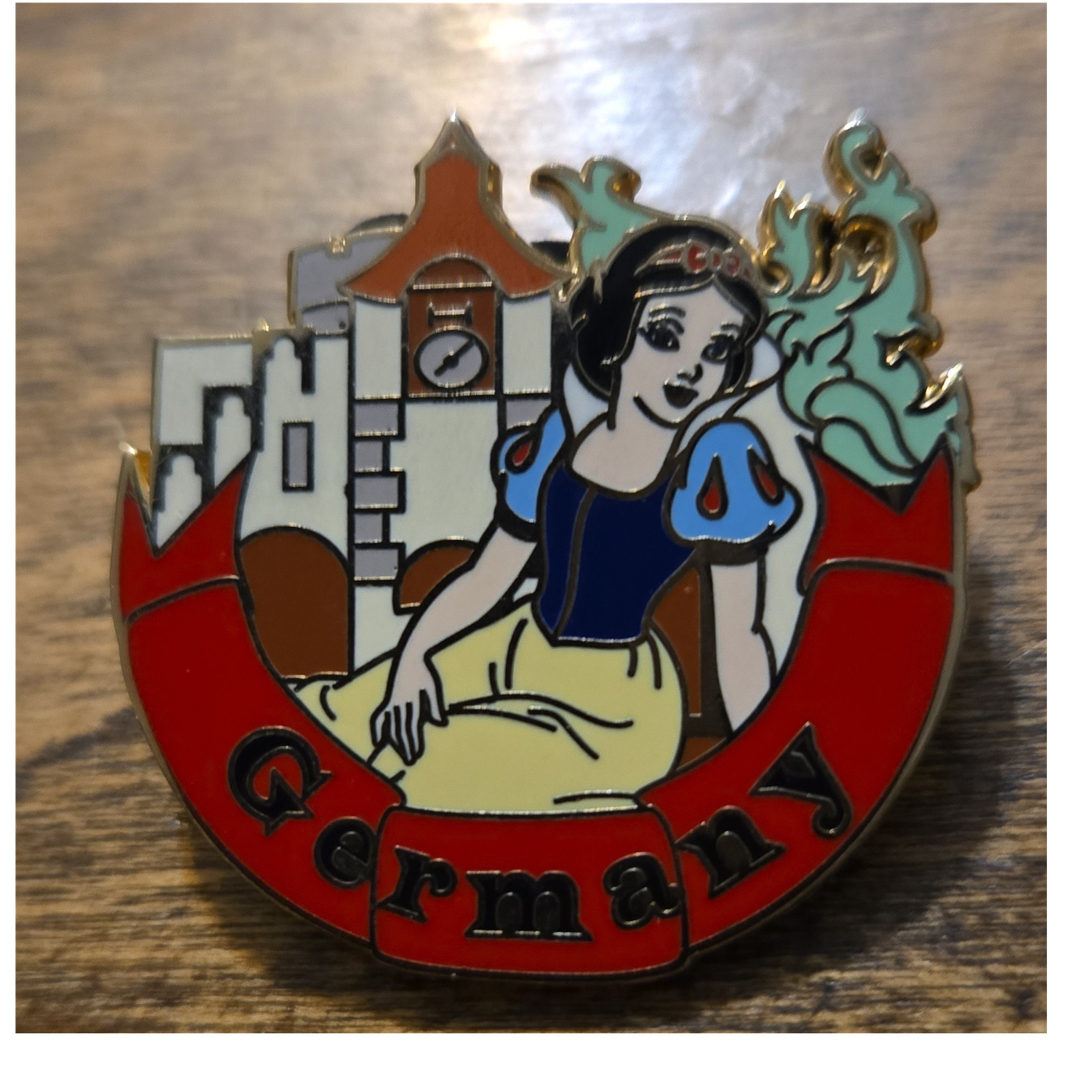 Disney Snow White Germany Enamel Pin Single Collectible
