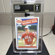Topps 1985 Base Set Cory Snyder Rookie GMA 8 United States Baseball Card #403. rookie card picture