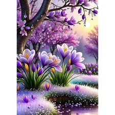 GHHKUD Flower Diamond Art Kits for Adults, 5D 30 cm by 40 cm, WX12280
