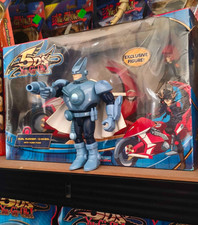 RARO Yu-Gi-Oh! Figura Mattel Elemental Hero Bubbleman + 5D's Duel Runner Cycle