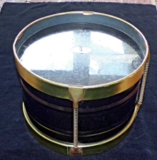 Vintage Noble & Cooley USA  Black Metal Snare Drum Kids Toy?