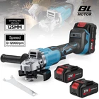Meuleuse d'Angle Pro Sans fil 125mm 2 Batteries 21V 4Ah 3000W Meulage, Polissage