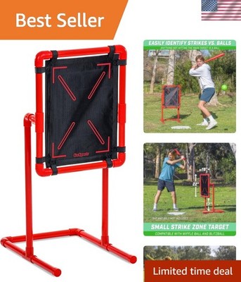 Baseball Strike Zone Target for Plastic Balls - Compatible with