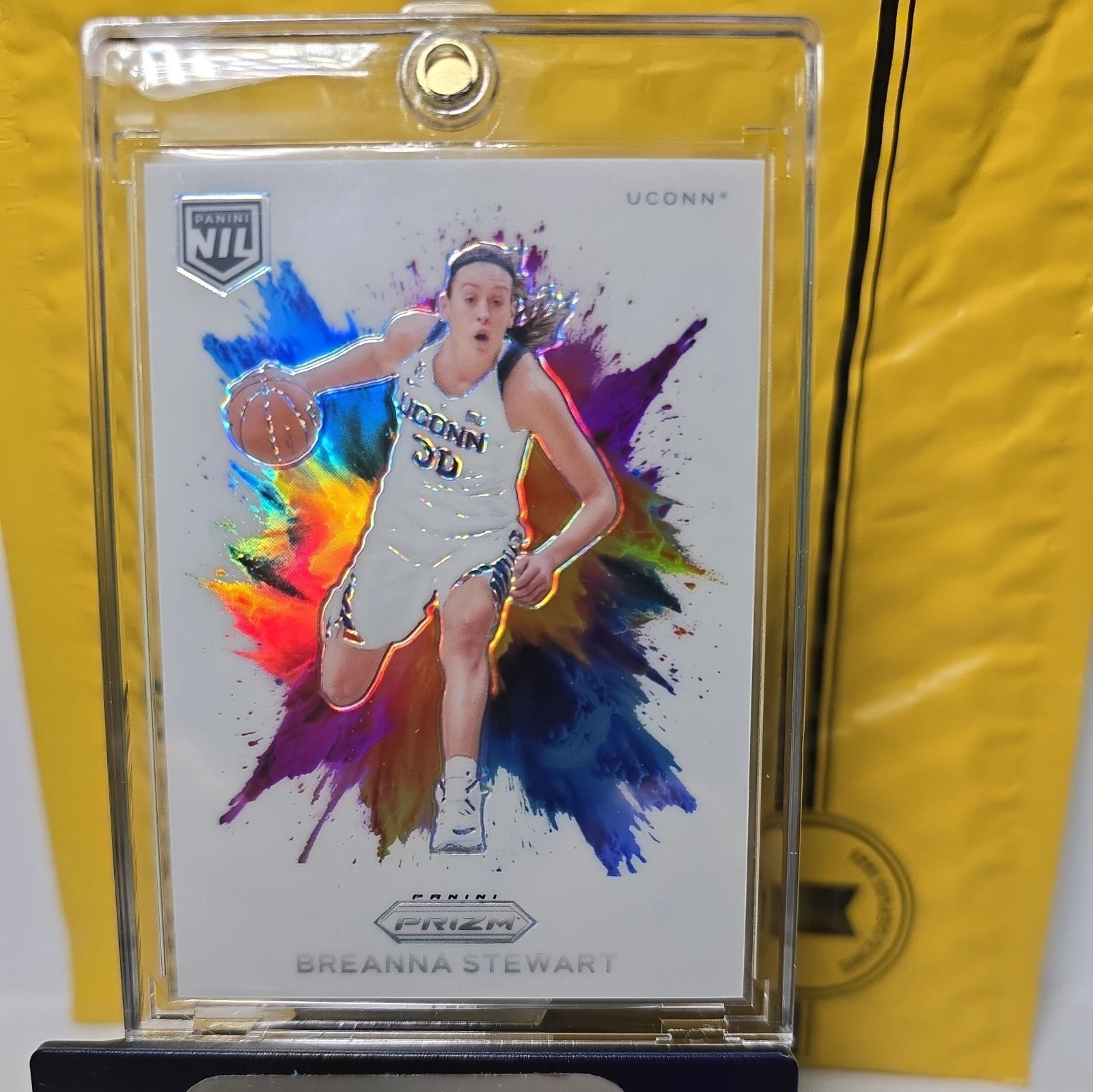 2024 Panini NIL Uconn Prizm Color Blast Breanna Stewart SSP CB-2 Case Hit🔥🔥🔥