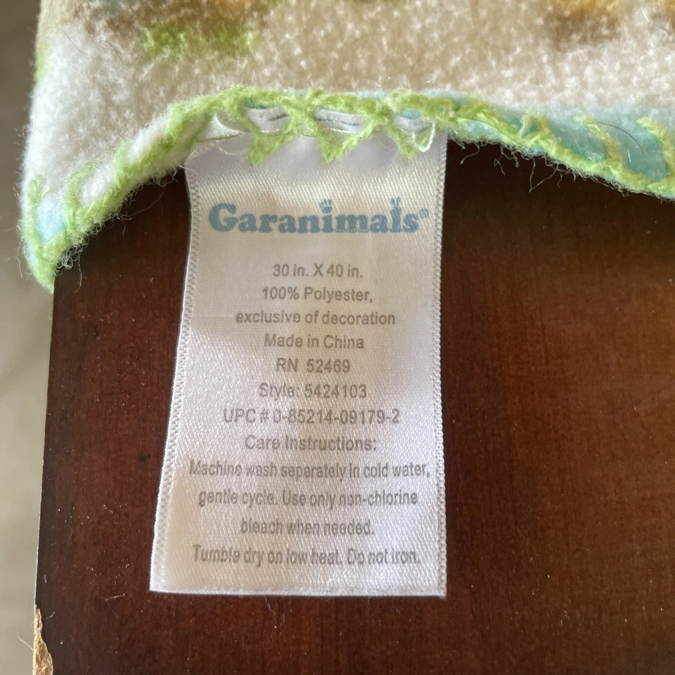 30x40 Baby Blanket Garanimals   - Image 2 of 2