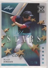 2021 Leaf Young Stars Platinum Spectrum Foil 61/99 Blaze Jordan #YS-21 08vx