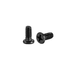 M1.4 x 3mm Laptop Notebook Computer Screws Kit Phillips Head Screw Black 100pcs