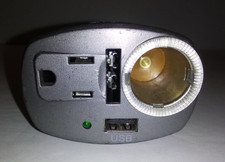 Enercell 150W Car Power Inverter 12V DC to 115V AC USB 22-134