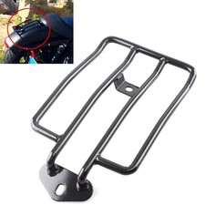 Portaequipajes de soporte negro para motocicleta Harley XL Sportsters Iron 883 2004+