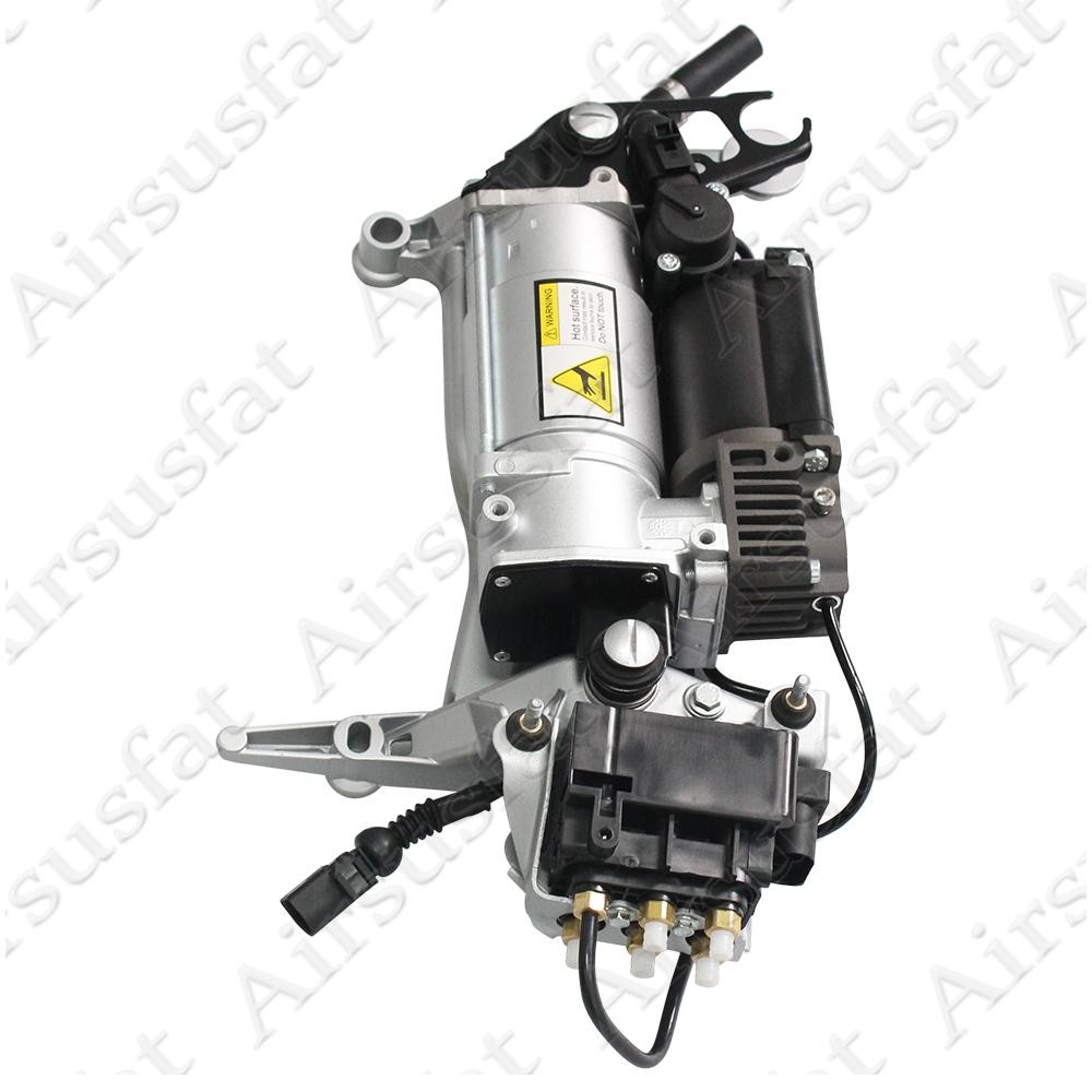 For Porsche Cayenne 955 VW Touareg 7L 2002-10 Air Suspension Compressor W/Valve