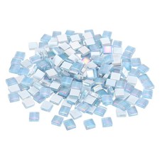 Micro Glass Tiny Mini Mosaic Tile for DIY AB Blue Pack of 200