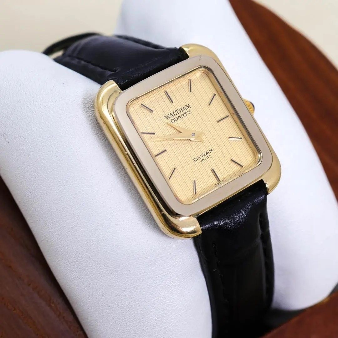 WALTHAM Dynax Mini Watch Leather Belt New 2139 Used Battery  