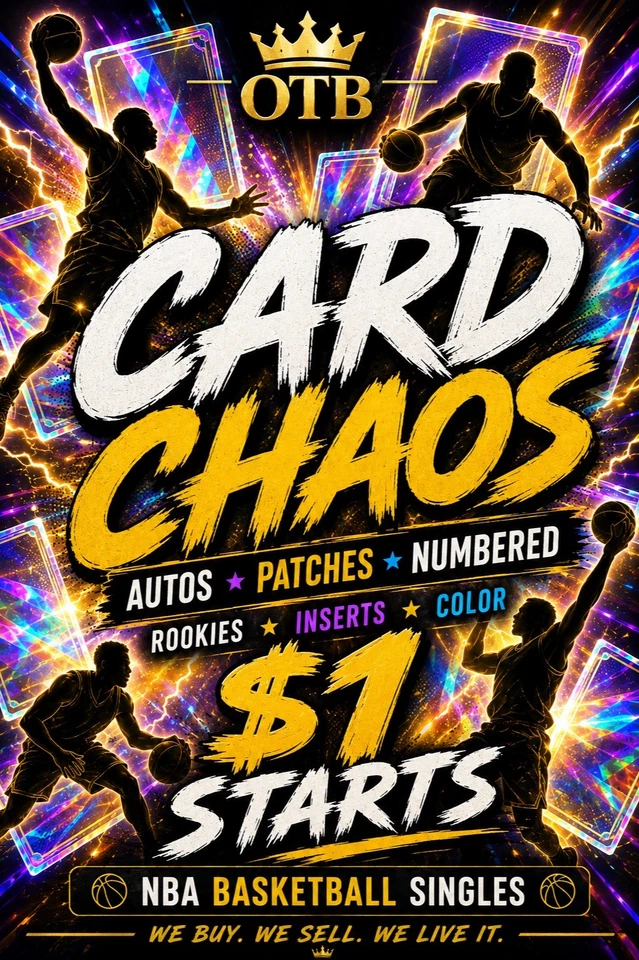 CARD CHAOS 🏀 NBA Stars • Rookies • Autos • Numbered • $1 Starts