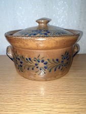 VINTAGE STONEWARE POT - MADE BY STOCK. PORTUGAL