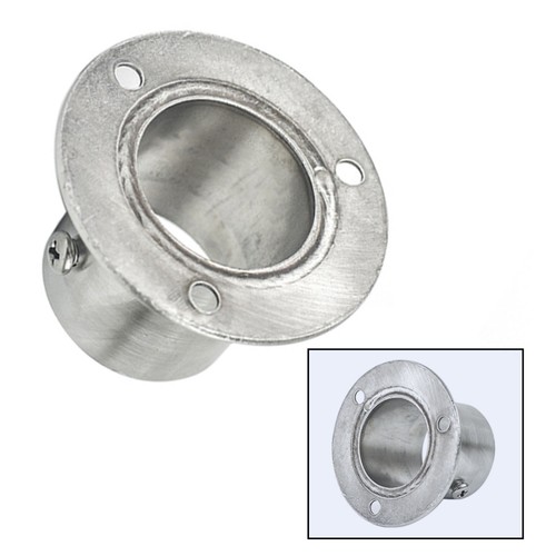 Flangia ispessita 32 mm sedile armadio supporto tubo guida indumenti staffe tenda - Foto 4 di 12