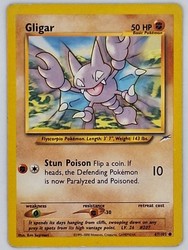 Gligar 67/105 Neo Destiny 1st Edition Common