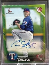 2016 Bowman Retail Prospect Auto Green /99 Connor Sadzeck #PA-CS Auto