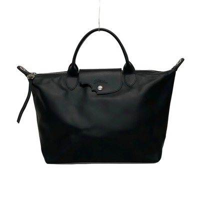 LONGCHAMP Le Pliage Extra L1515HH001 Black Leather Handbag