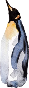 Penguin Self Adhesive Vinyl Sticker