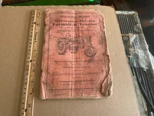 Mccormick Deering Farmall 2 Tractor Instruction Manual