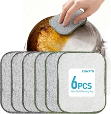 2025 New Upgrade Non Scratch Wire Dishcloth, Multipurpose Wire Dishwashing Rags 